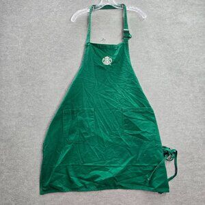Starbucks Coffee‎ Apron Green Twill Embroidered Logo Adjustable